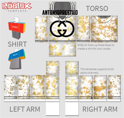 gucci shirt roblox template|gucci clothes for roblox.